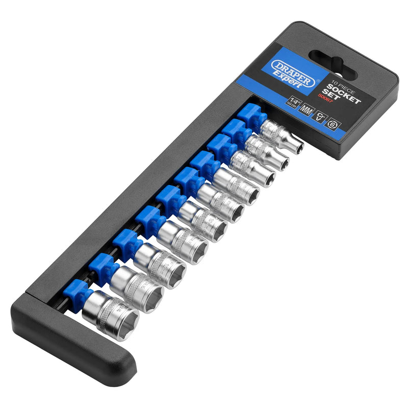 Draper Expert Metric Socket Set, Sq. Dr. (10 Piece)