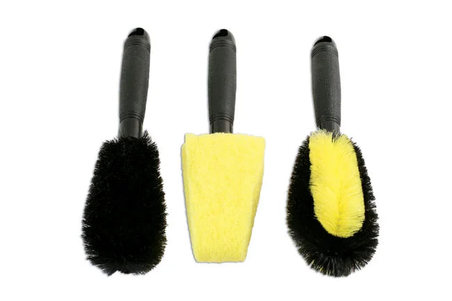 Laser Tools Wheel Brush Set 3pc - PL