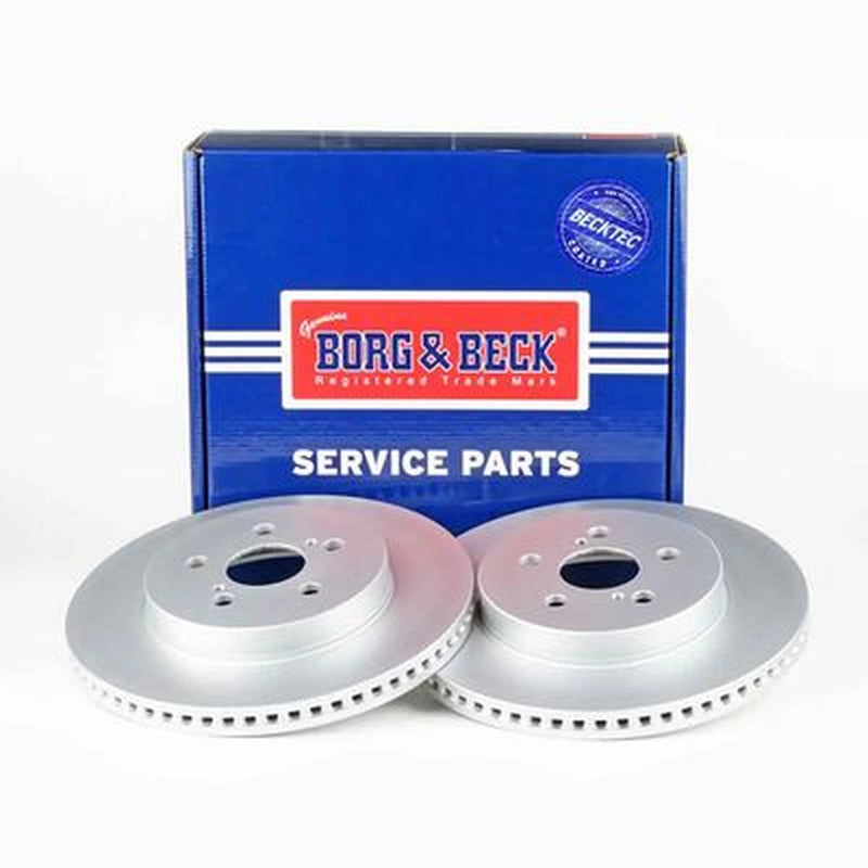Borg & Beck 2 x Vented Front Brake Discs BBD5645