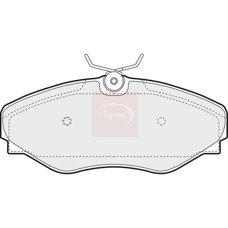Apec Front Brake Pad Set PAD1272