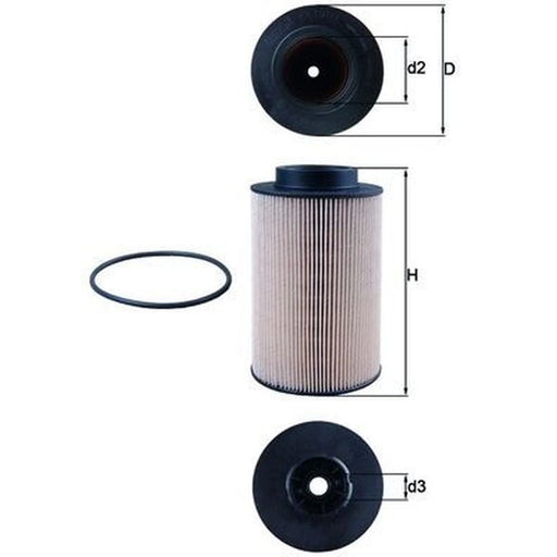 Mahle Fuel Filter Element KX 191/1D