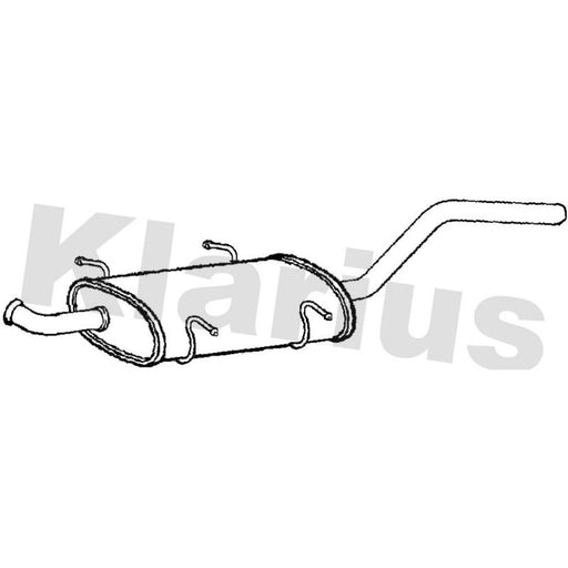 Klarius Box With Centre Pipe Centre MZ943H