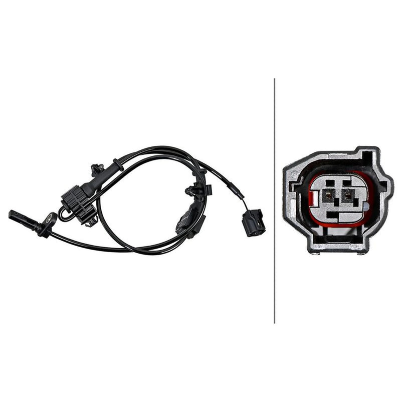 Hella ABS Wheel Speed Sensor Front Right 6PU 358 219-381