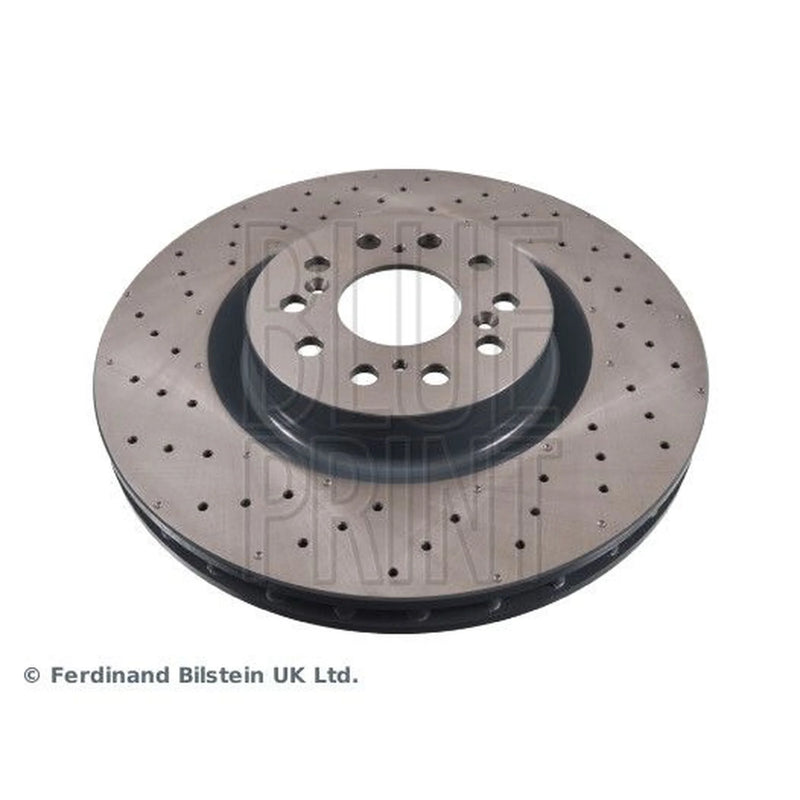 Blue Print 2 x Perforated/Vented Front Brake Discs ADH243131