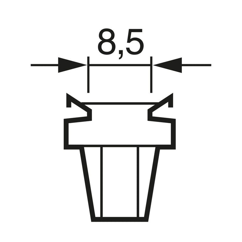 Bosch Car Light Bulb B8.5d 24V 1,2W 1 987 302 874