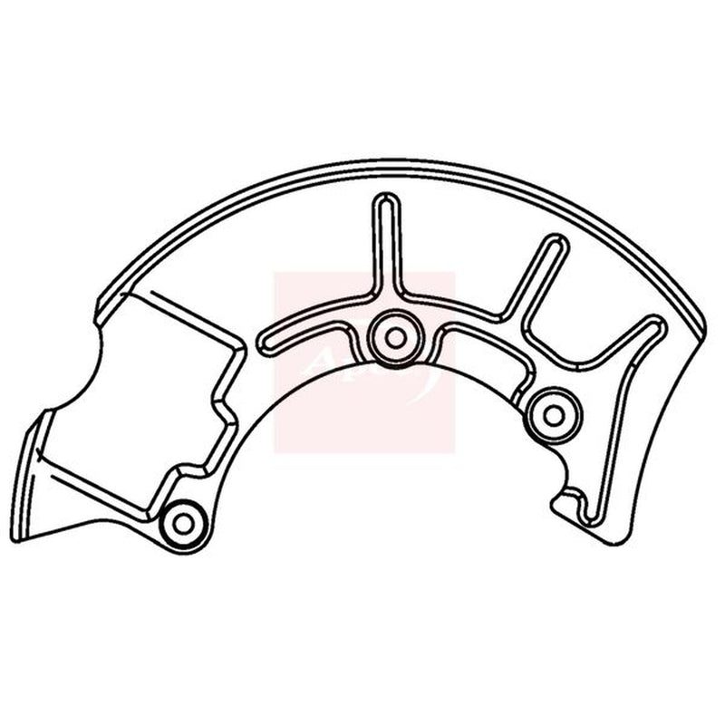 Apec Brake Disc Splash Guard Front Right ASG1044