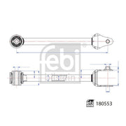 Febi Control/Trailing Arm Rear Right 180553