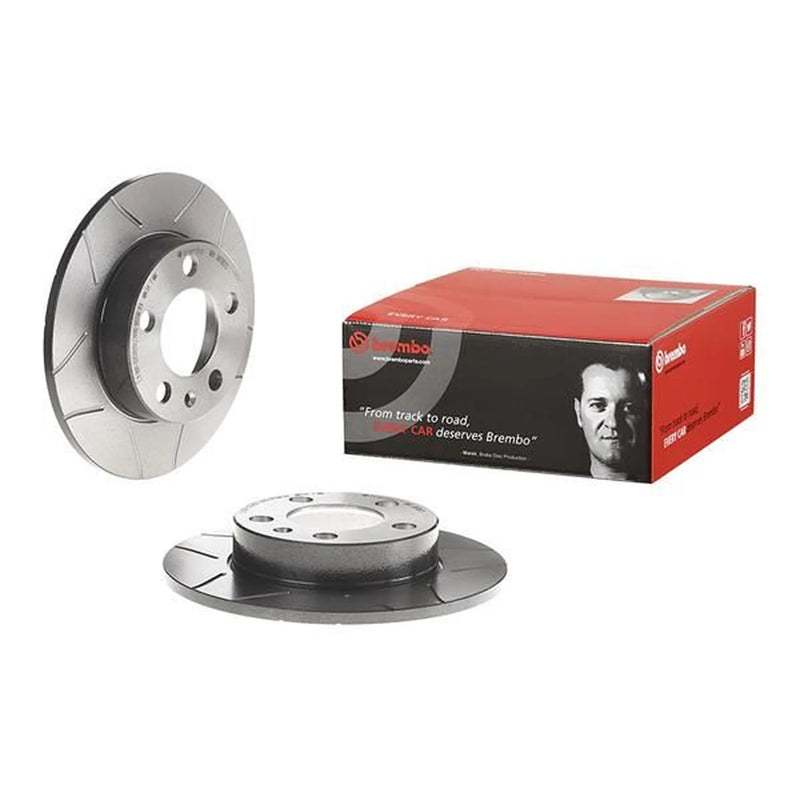 Brembo 2 x Slotted Rear Brake Discs 08.7165.75