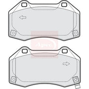 Apec Front Brake Pad Set PAD2200