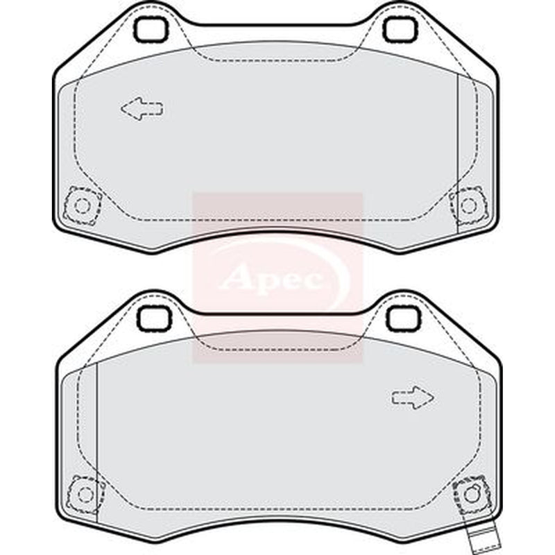 Apec Front Brake Pad Set PAD2200