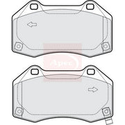 Apec Front Brake Pad Set PAD2200