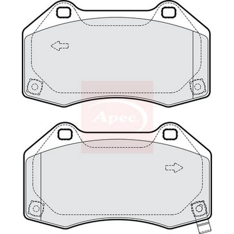 Apec Front Brake Pad Set PAD2200