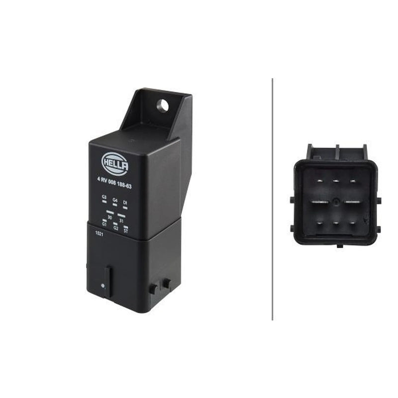 Hella Glow Plug Relay 4RV 008 188-631