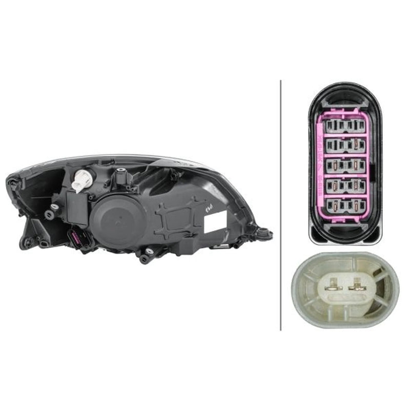 Hella Headlight Headlamp PY21W Left 1ED 010 417-331