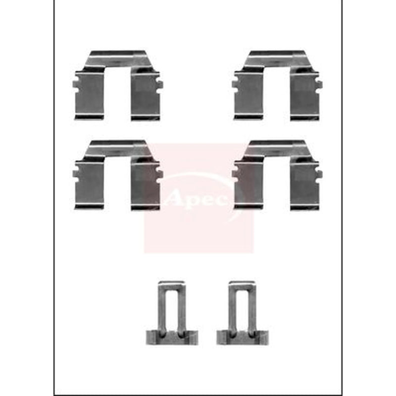 Apec Brake Pad Accessory Fitting Kit Rear KIT1390
