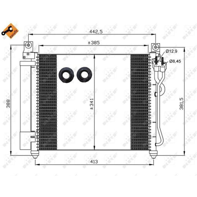 NRF Air Conditioning Condenser 35888