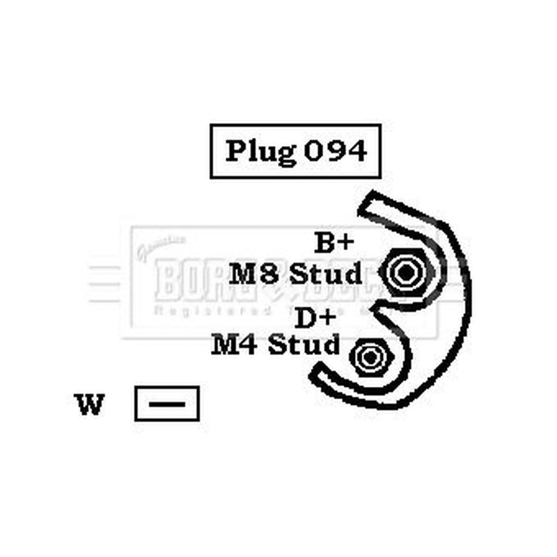 Borg & Beck Car Alternator 12V BBA2232