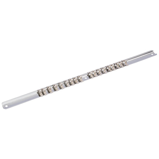 Draper Retaining Bar 1/4" Sq. Dr. 400mm with 18 Clips
