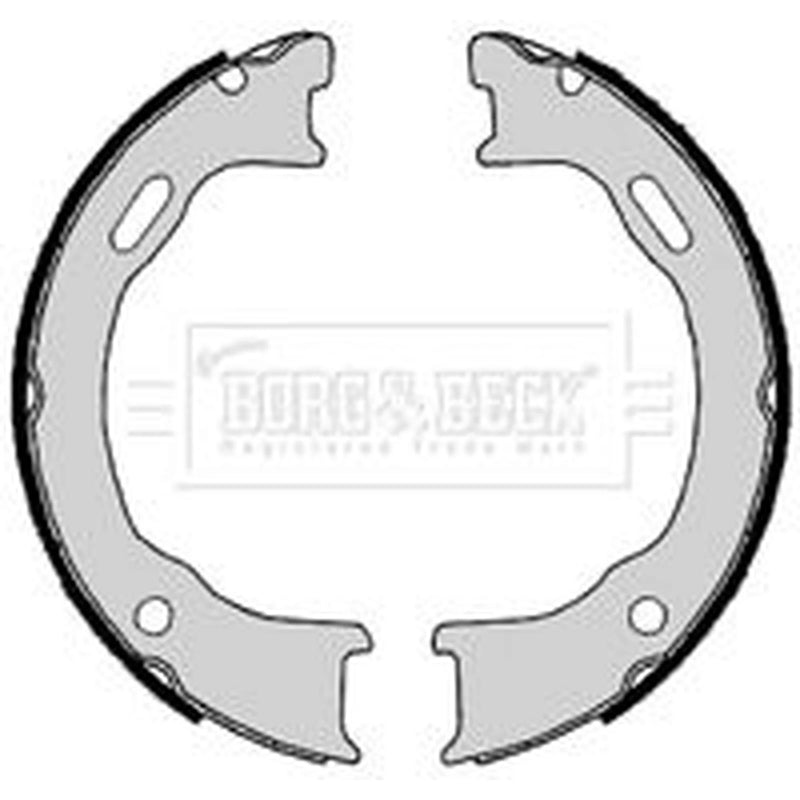 Borg & Beck Parking Brake Shoe Set BBS6391