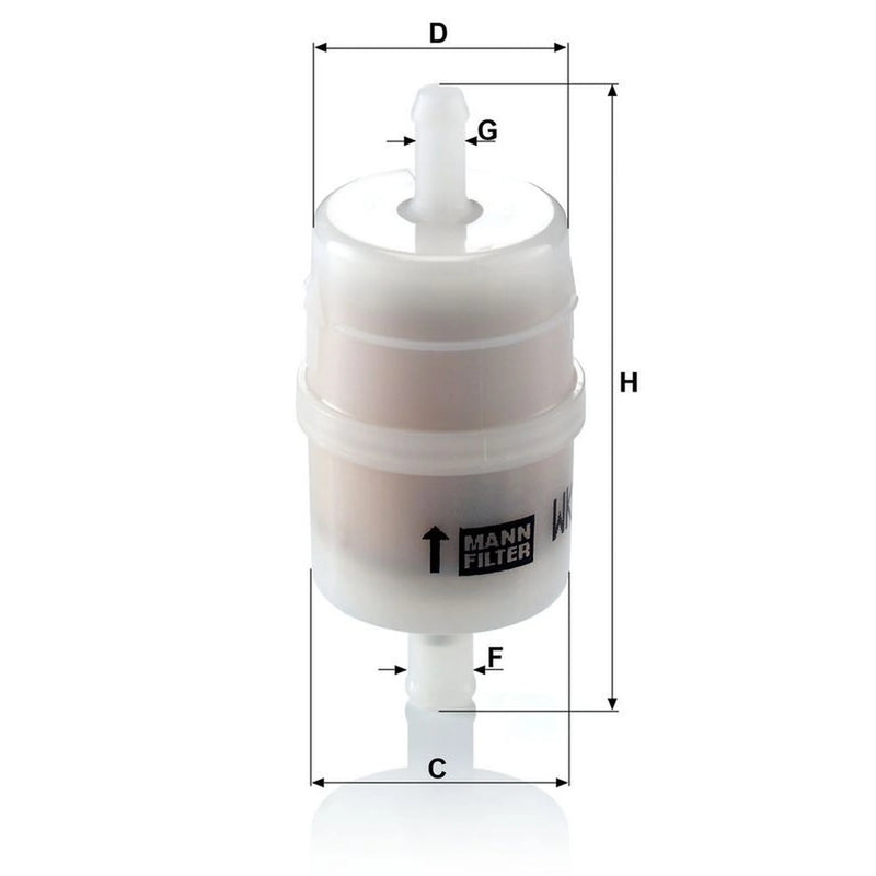 MANN-FILTER Fuel Filter Element WK 32/6 OE 93594931 2203200069 A2203200069