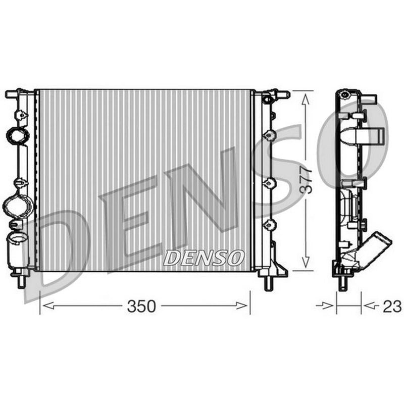 Denso Engine Radiator DRM23010