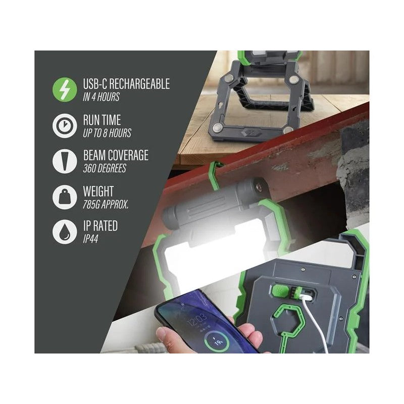 Lighthouse Rechargeable Work Light 2000 Lumens - AST331 - 2000LM