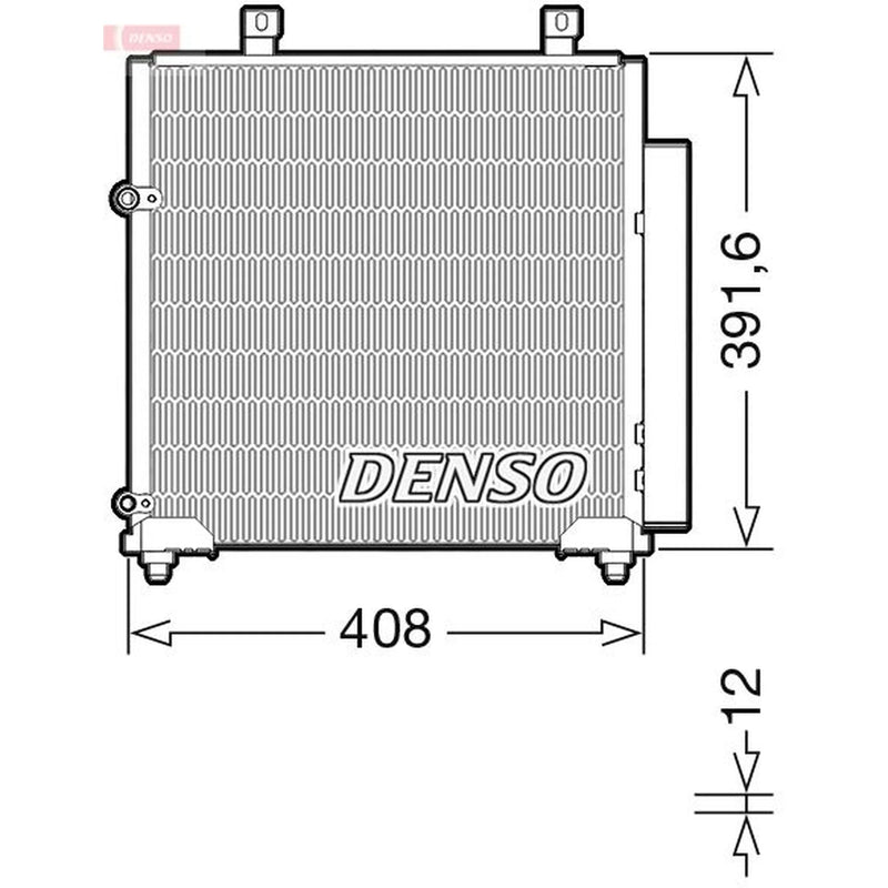Denso Air Conditioning Condenser DCN45012