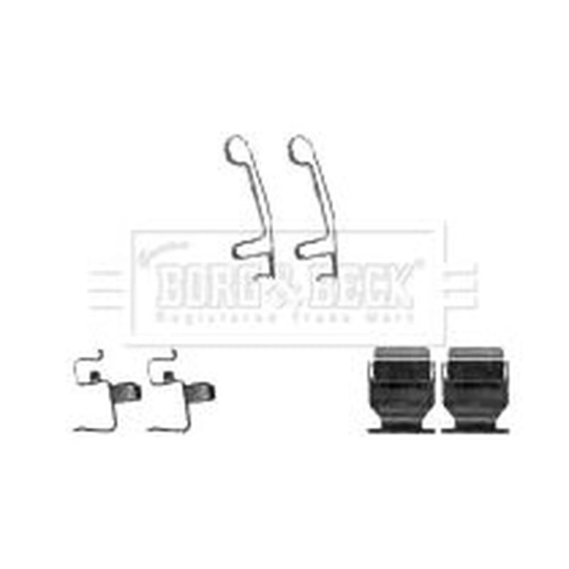Borg & Beck Brake Pad Accessory Fitting Kit Front BBK1423