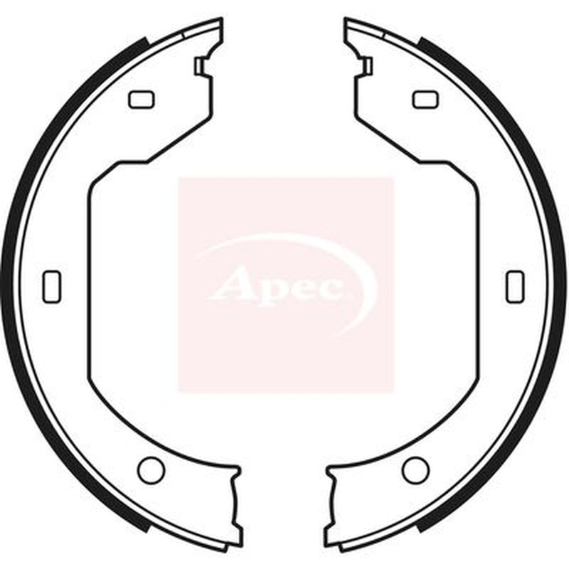 Apec Parking Brake Shoe Set SHU666