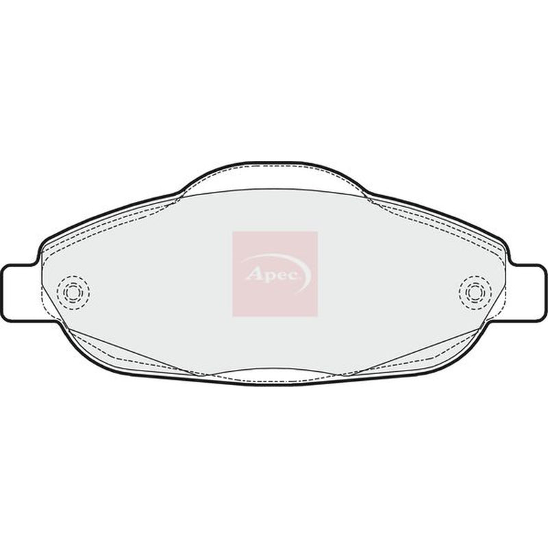 Apec Front Brake Pad Set PAD1609