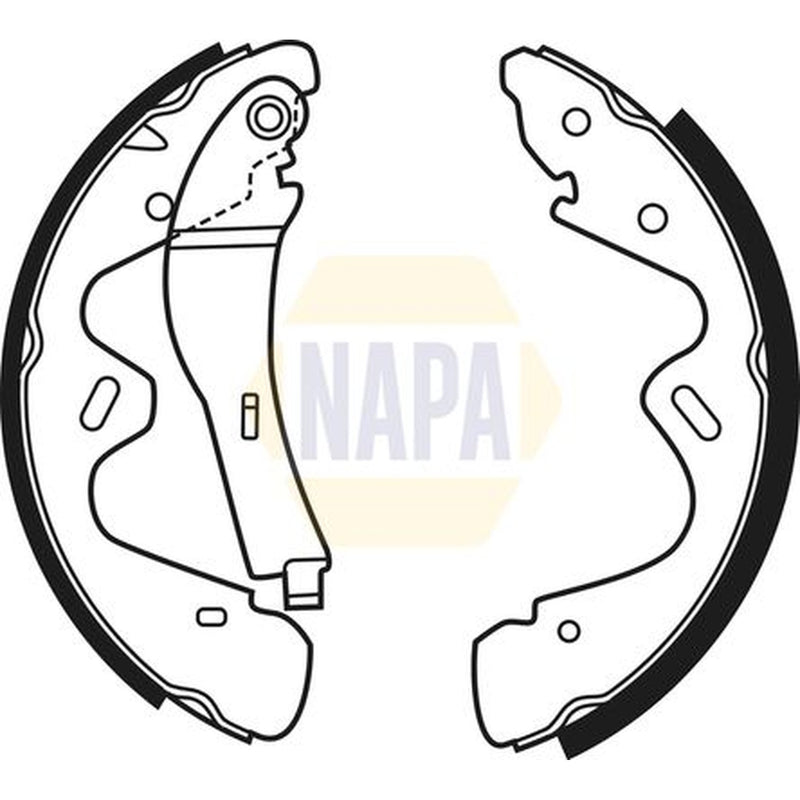 NAPA Brake Shoe Set Axle Kit NBS1056