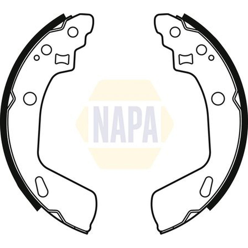 NAPA Brake Shoe Set Axle Kit NBS1087