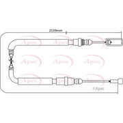 Apec Handbrake Cable Left Rear CAB1056