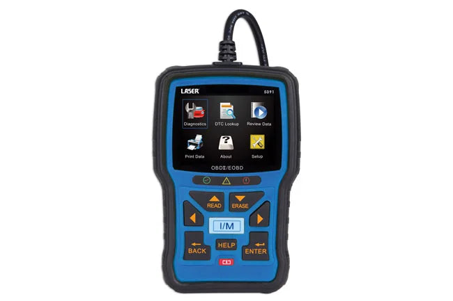 Laser Tools OBDII/EOBD Code Reader & Reset Tool - PL