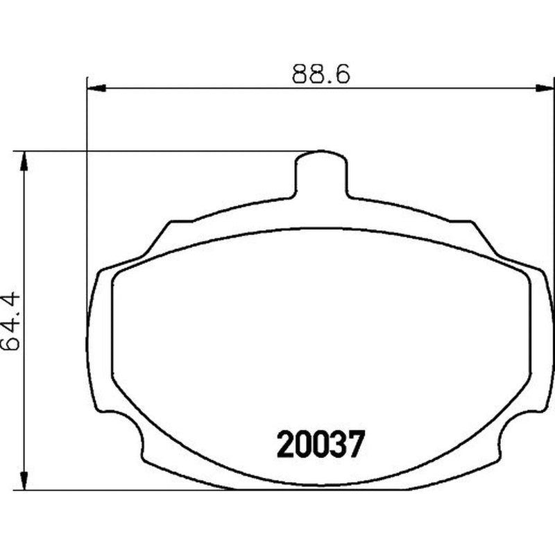 Mintex Front Brake Pad Set MLB10
