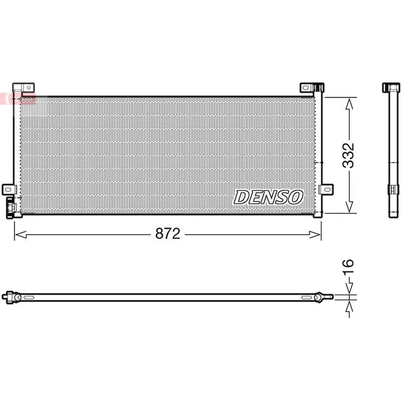Denso Air Conditioning Condenser DCN99072