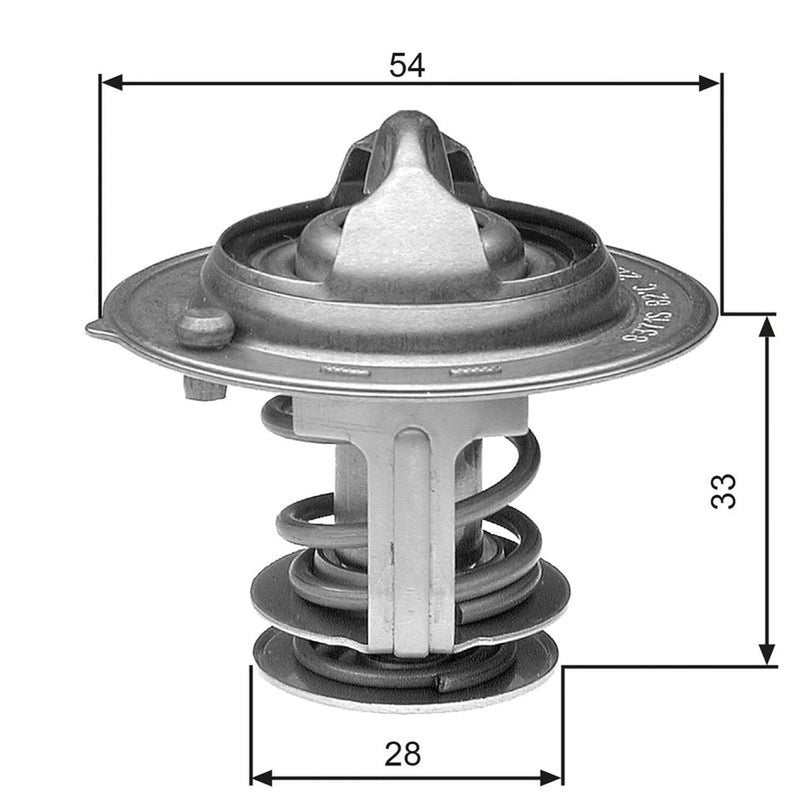Gates Thermostat,Coolant TH29882G1