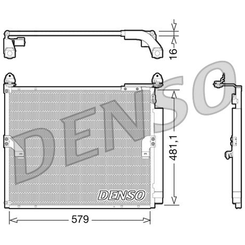 Denso Air Conditioning Condenser DCN50019