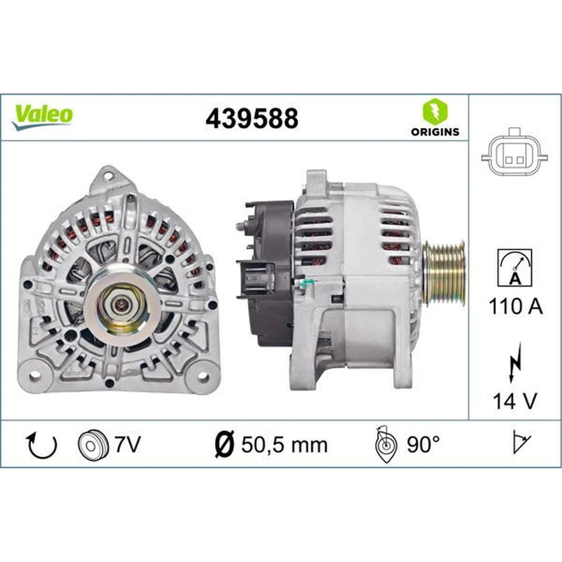 Valeo Car Alternator 12V 439588