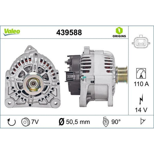 Valeo Car Alternator 12V 439588