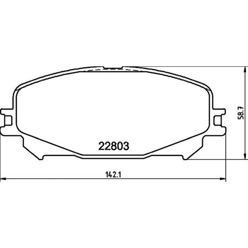 DON Front Brake Pad Set PCP1790