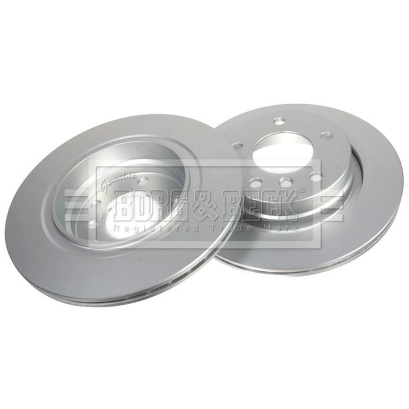 Borg & Beck 2 x Vented Rear Brake Discs BBD4184
