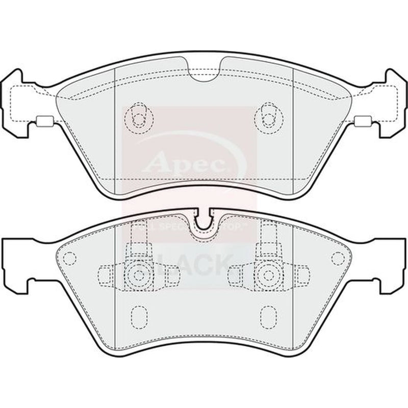 Apec Front Brake Pad Set PAD1441B