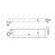 NRF Intercooler (Charge Air Cooler) 30514