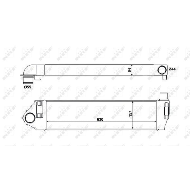NRF Intercooler (Charge Air Cooler) 30514