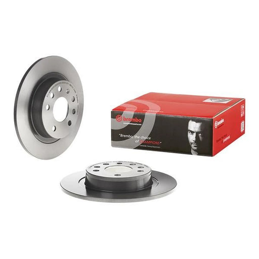 Brembo 2 x Solid Rear Brake Discs 08.D080.11