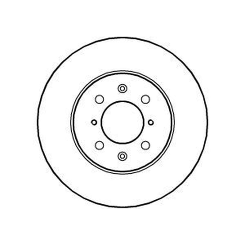 Abtex 2 x Vented Front Brake Discs BD434V
