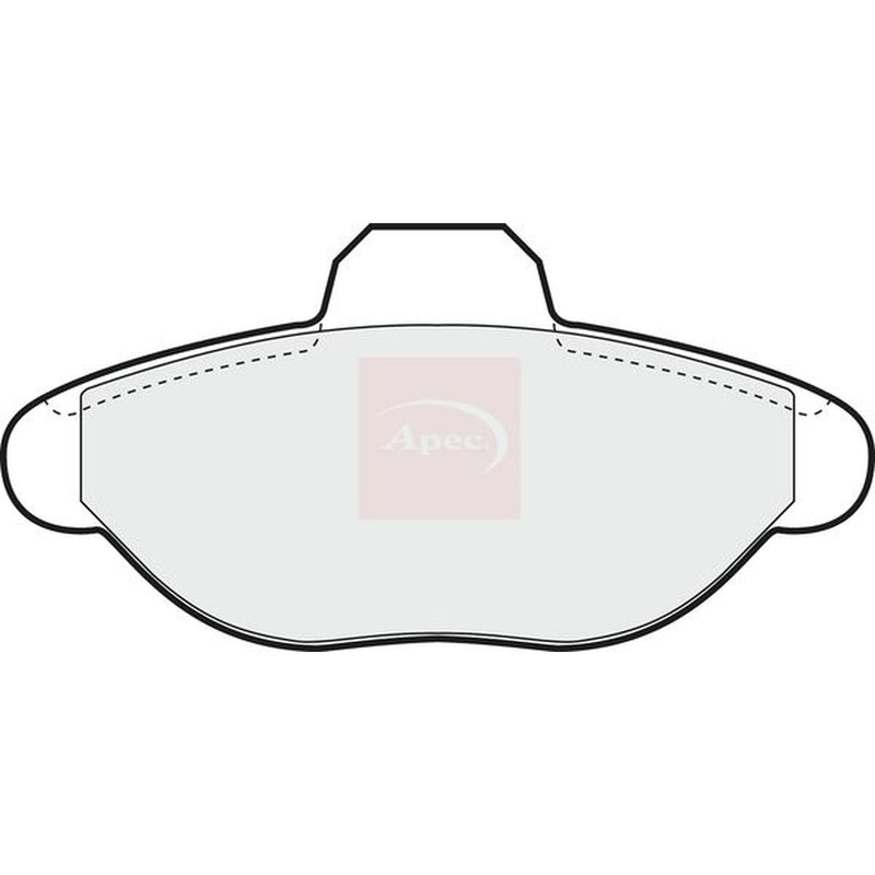Apec Front Brake Pad Set PAD796