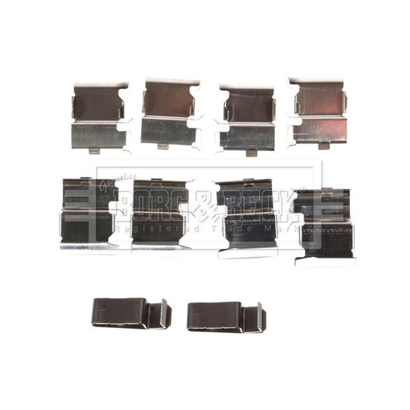 Borg & Beck Brake Pad Accessory Fitting Kit Front BBK1338