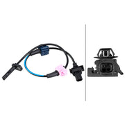 Hella ABS Wheel Speed Sensor Rear 6PU 358 218-881